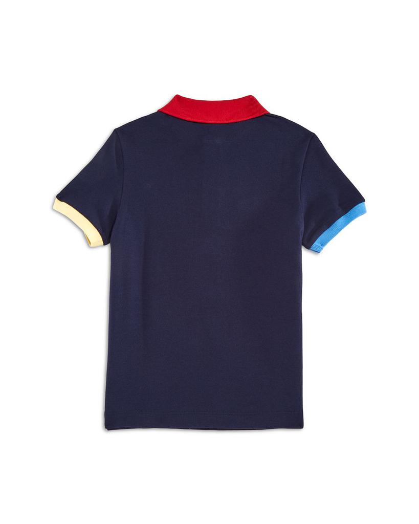 Boys' Color Block Trim Polo Shirt - Little Kid, Big Kid商品第2张图片规格展示