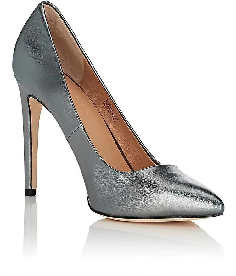 商品Halston Heritage|Shirley Metallic Leather Pumps,价格¥1184,第2张图片详细描述