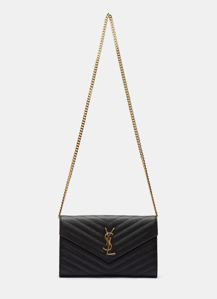 商品Yves Saint Laurent|Cassandre Matelassé Chain Wallet,价格¥9152,第1张图片