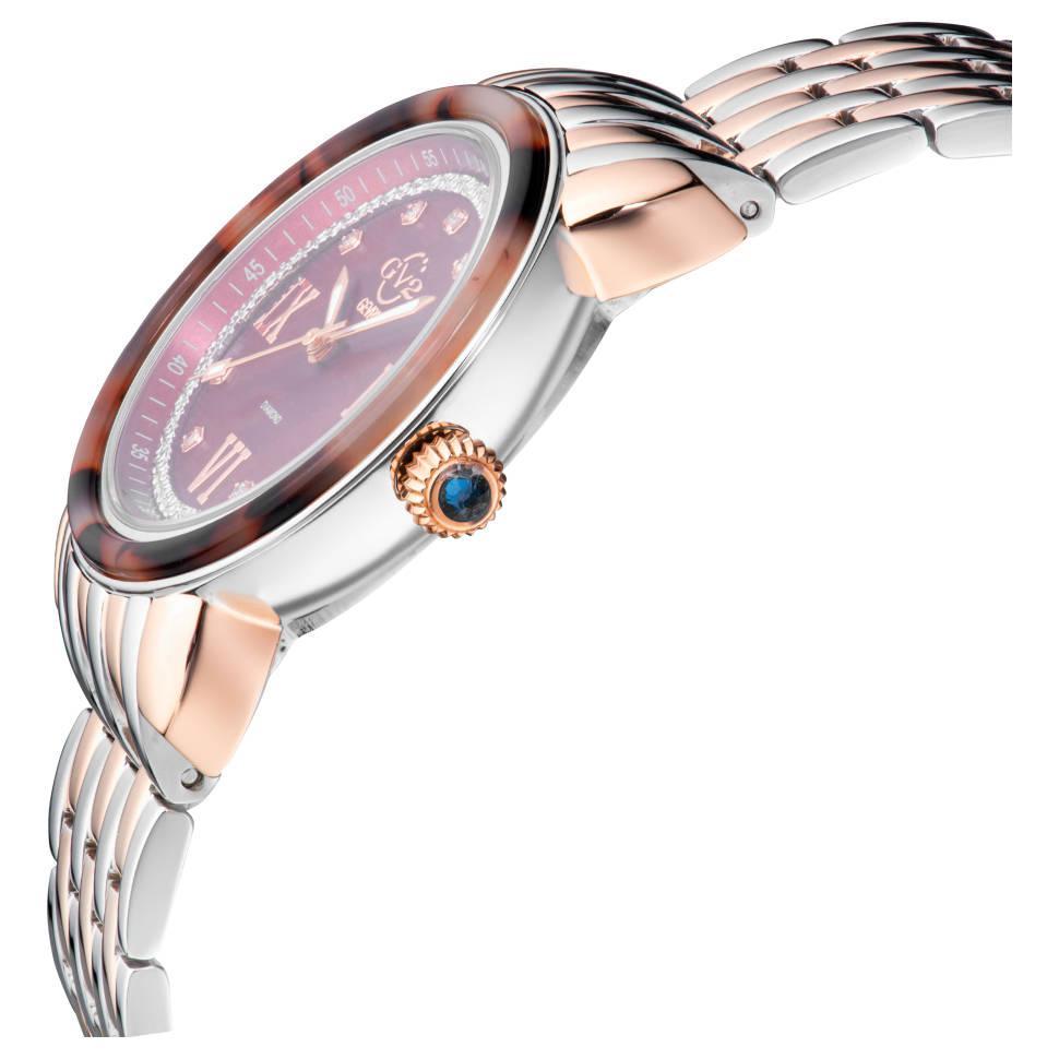 商品Gevril|GV2 by Gevril Marsala Tortoise   手表,价格¥4362,第5张图片详细描述