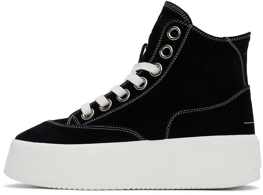 商品MAISON MARGIELA|Black Suede 6 Sneakers,价格¥1183,第3张图片详细描述