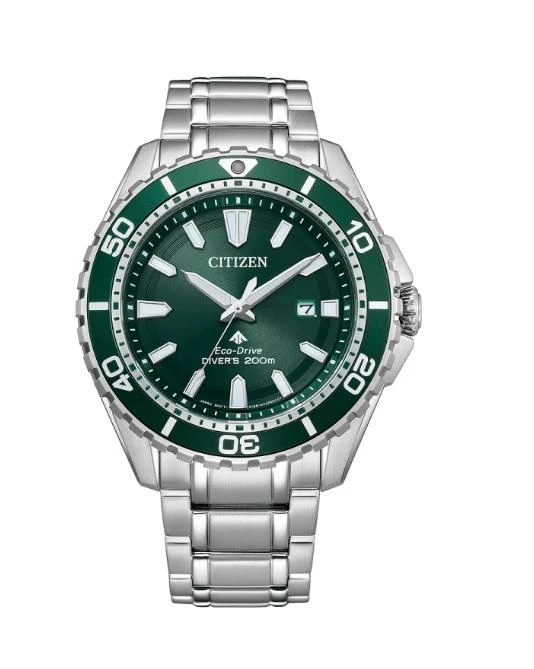 商品Citizen|Promaster Marine Eco-Drive Green Dial Men's Watch BN0199-53X,价格¥1727,第1张图片