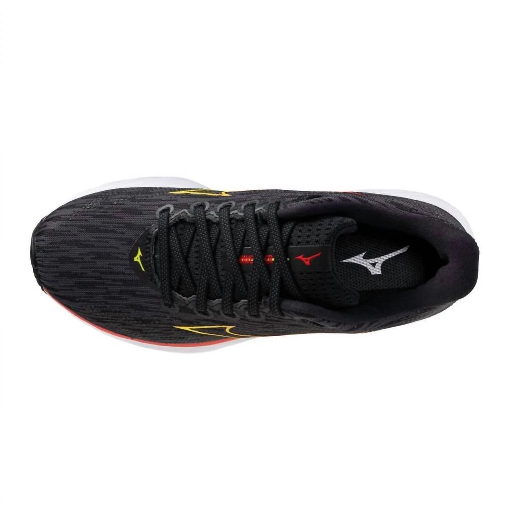 商品Mizuno|Women's Wave Rider 28 Sneakers In Black/evening Primrose,价格¥691,第2张图片详细描述