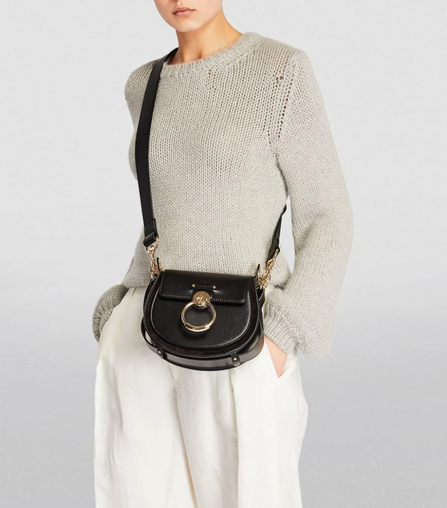 商品Chloé|Small Leather Tess Saddle Bag,价格¥15723,第2张图片详细描述