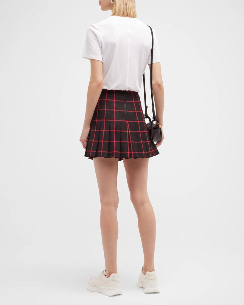 商品Alice + Olivia|Carter Stitch Pleated Mini Skirt,价格¥1521,第5张图片详细描述