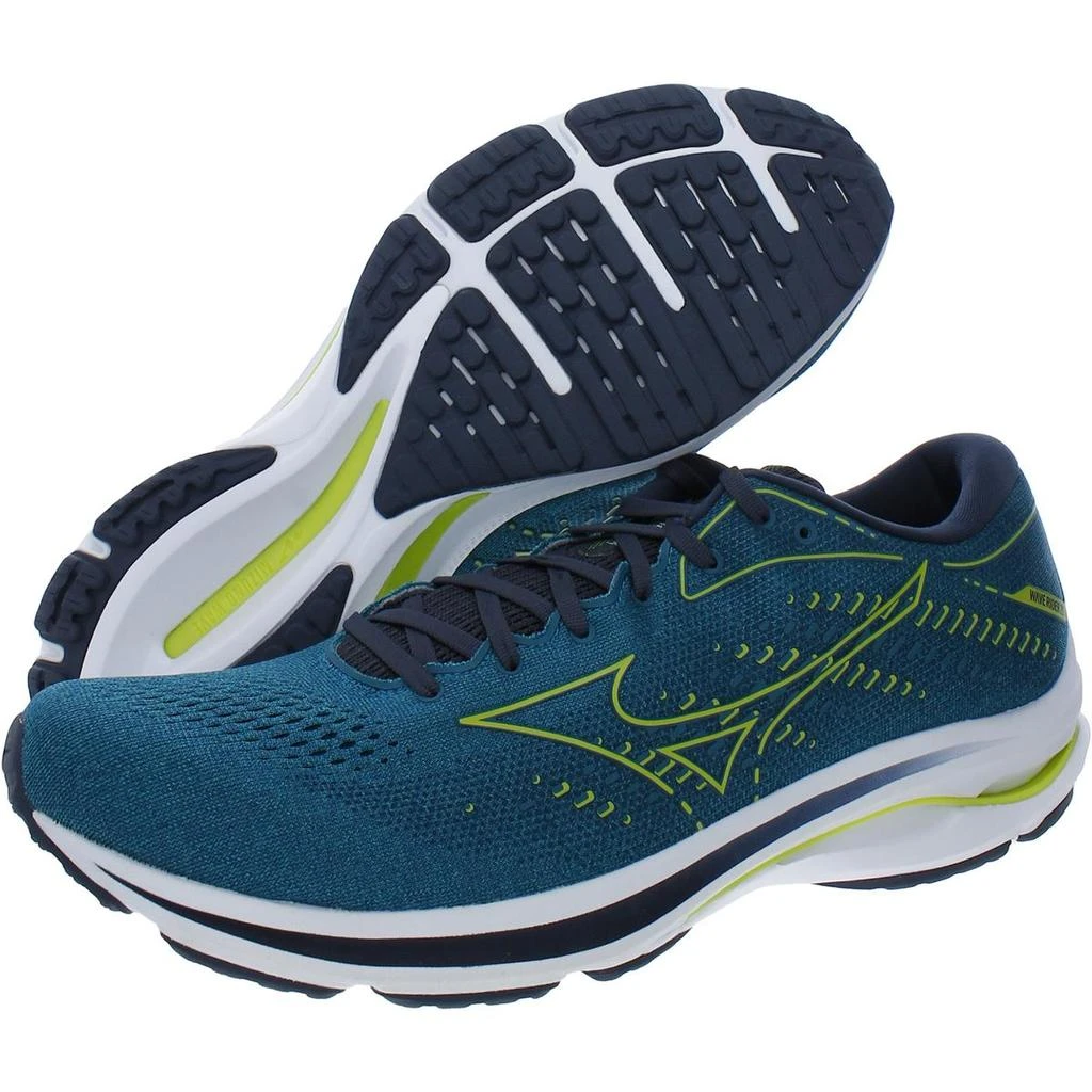 商品Mizuno|Mizuno Mens Waverider 25 Gym Fitness Athletic and Training Shoes,价格¥256,第3张图片详细描述