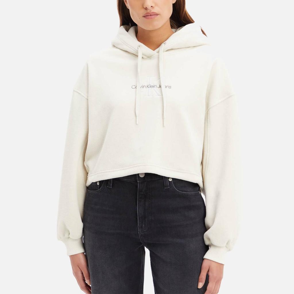 商品Calvin Klein|Calvin Klein Jeans Polar Logo Fleece Hoodie,价格¥966,第1张图片