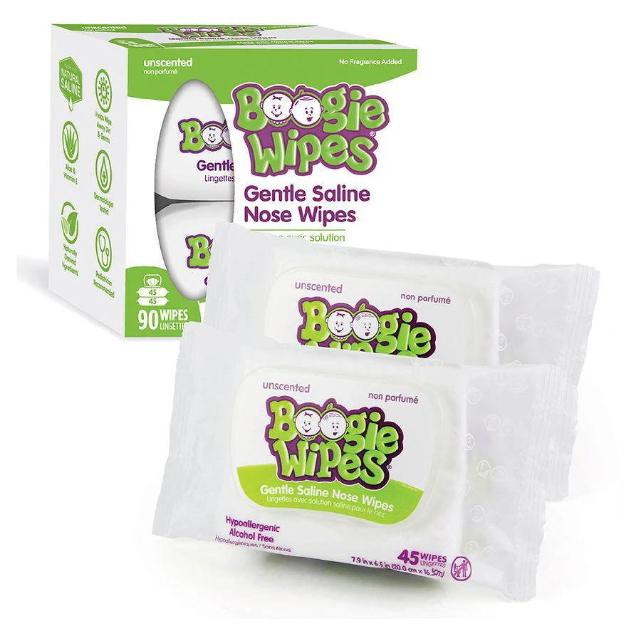 商品Boogie Wipes|Unscented Saline Wipes Unscented,价格¥82,第5张图片详细描述