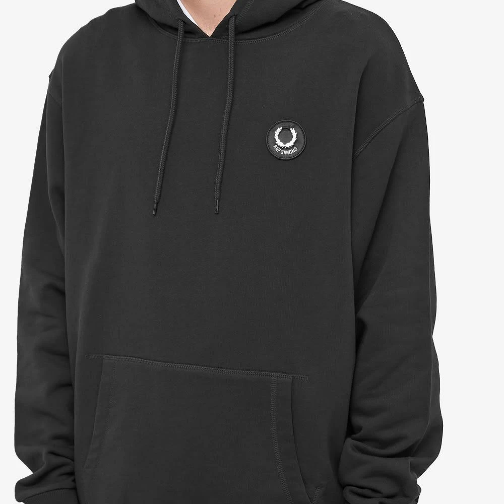 商品Fred Perry|Fred Perry x Raf Simons Patch Popover Hoodie,价格¥856,第5张图片详细描述