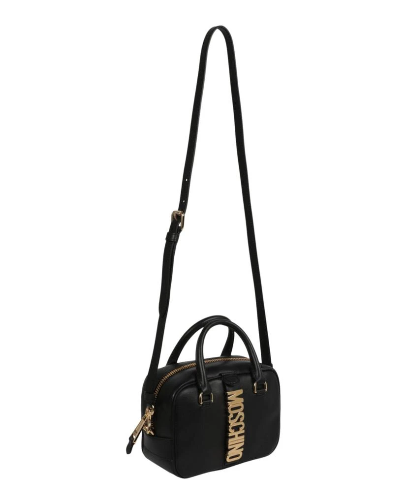 商品Moschino|Logo Belt Leather Crossbody Bag,价格¥5633,第4张图片详细描述