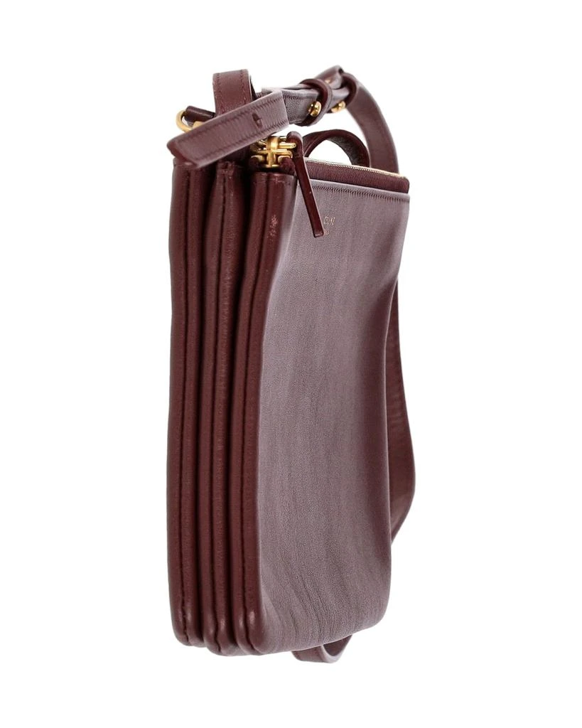 商品[二手商品] Celine|Celine Trio Crossbody Bag in Burgundy Leather,价格¥10021,第2张图片详细描述