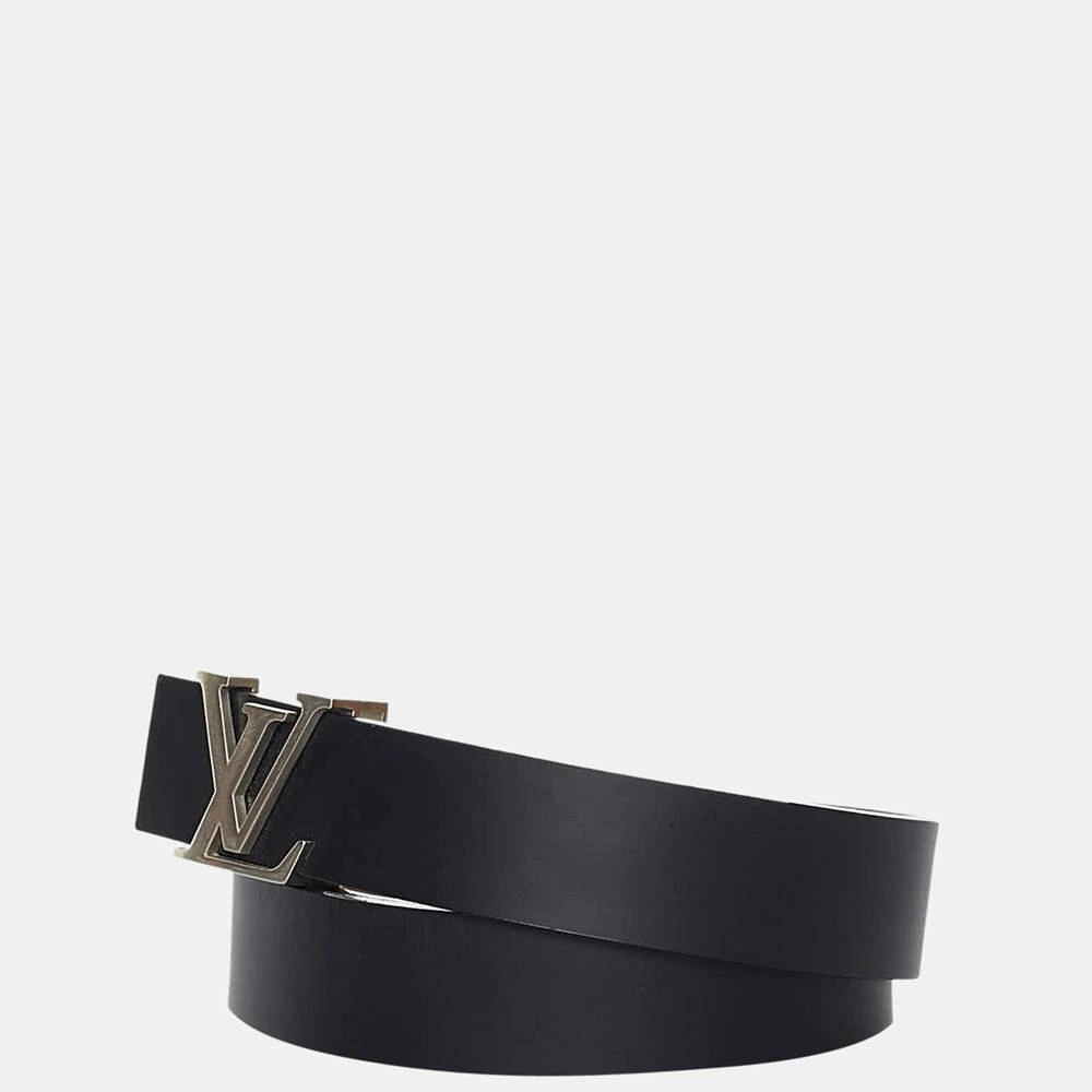 商品[二手商品] Louis Vuitton|Louis Vuitton Black/Silver Initiales Leather Belt,价格¥4412,第2张图片详细描述