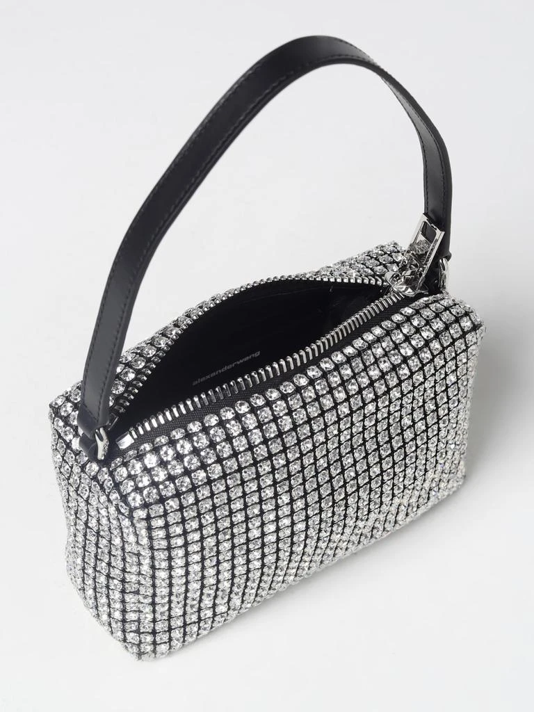 商品Alexander Wang|Alexander Wang Heiress bag in satin with set rhinestones,价格¥6120,第5张图片详细描述