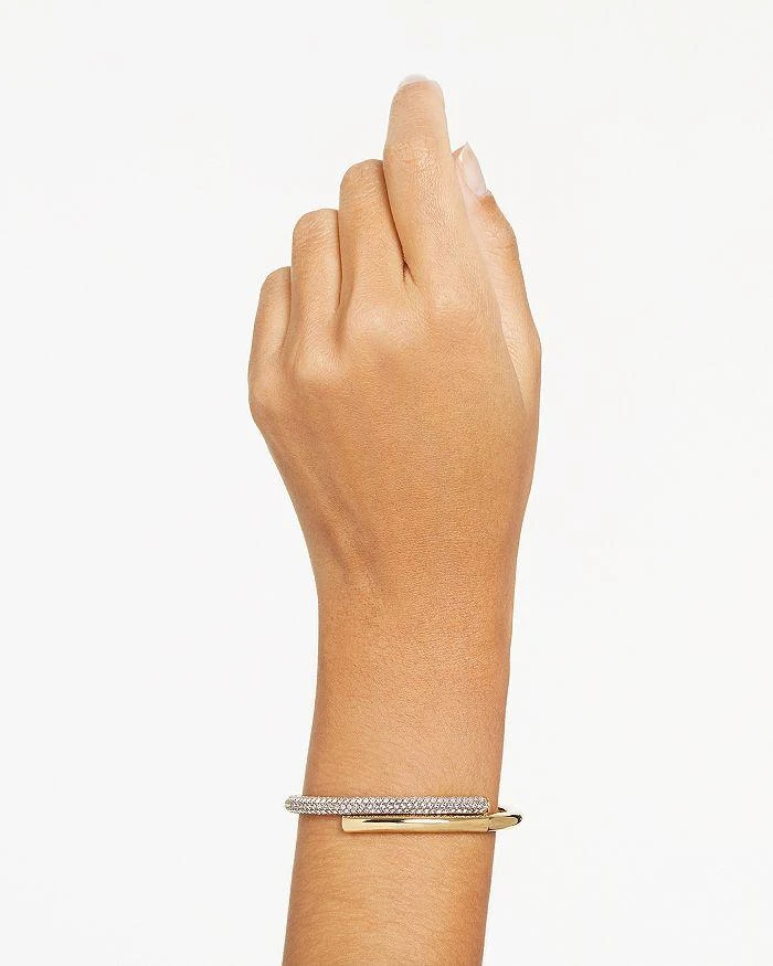 商品Swarovski|Dextera Half Pavé Bangle Bracelet,价格¥2084,第2张图片详细描述