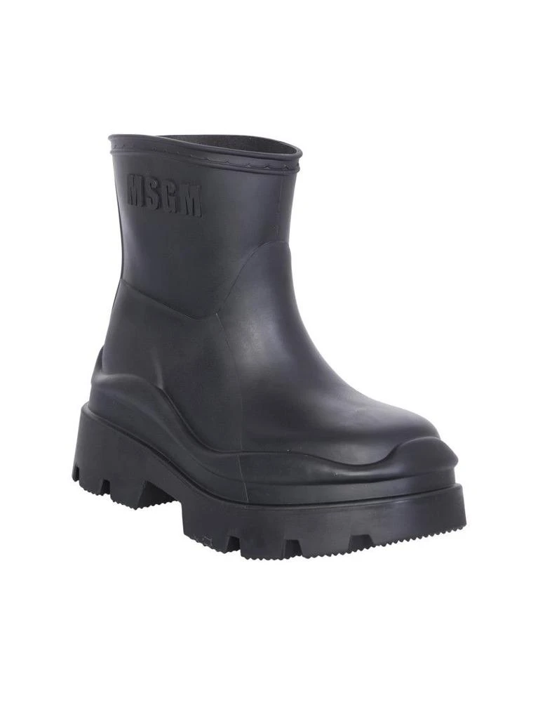 商品MSGM|Black Rubber Rain Boots,价格¥1700,第2张图片详细描述