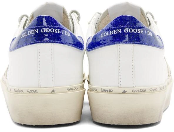 商品Golden Goose|SSENSE Exclusive White Glitter Tab Hi Star 运动鞋,价格¥4817,第4张图片详细描述