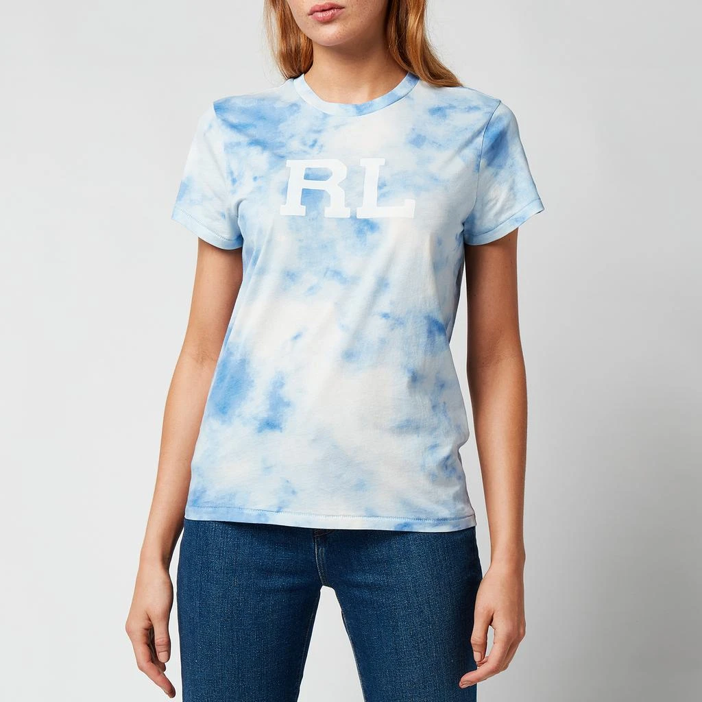 商品Ralph Lauren|Polo Ralph Lauren Women's Bleach Print T-Shirt - Bleached Indigo,价格¥303,第1张图片