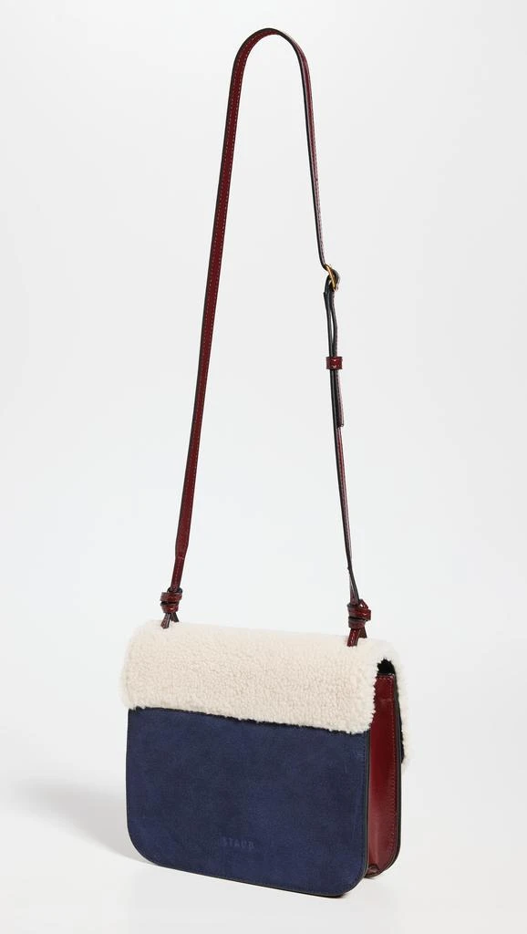 商品Staud|Staud Tess Shearling Crossbody Bag,价格¥1222,第4张图片详细描述