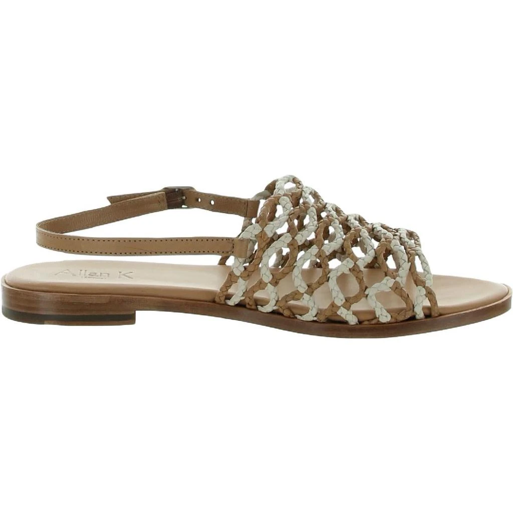 商品Allan K|Hope Links Womens Leather Slip On Slingback Sandals,价格¥214,第3张图片详细描述