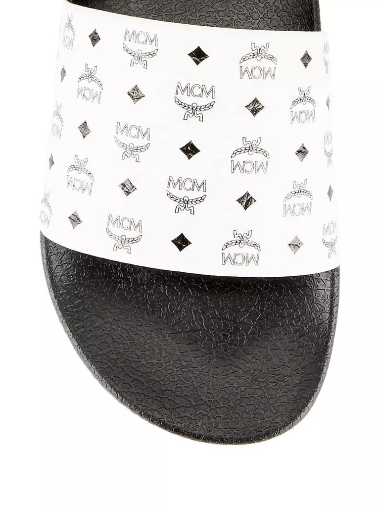 商品MCM|Monogram Logo Slide Sandals,价格¥1586,第4张图片详细描述