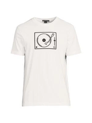 商品French Connection|Record Player Embroidered T Shirt,价格¥199,第3张图片详细描述
