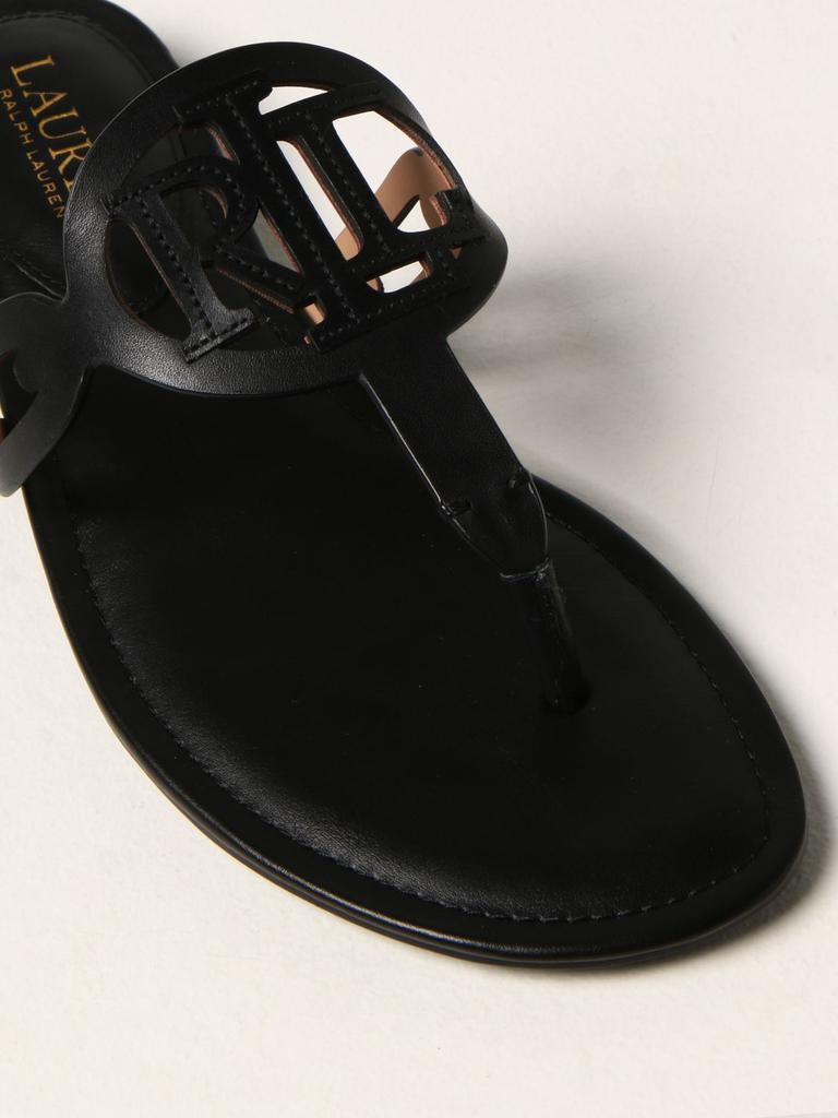 Lauren Ralph Lauren thong sandal in leather商品第4张图片规格展示