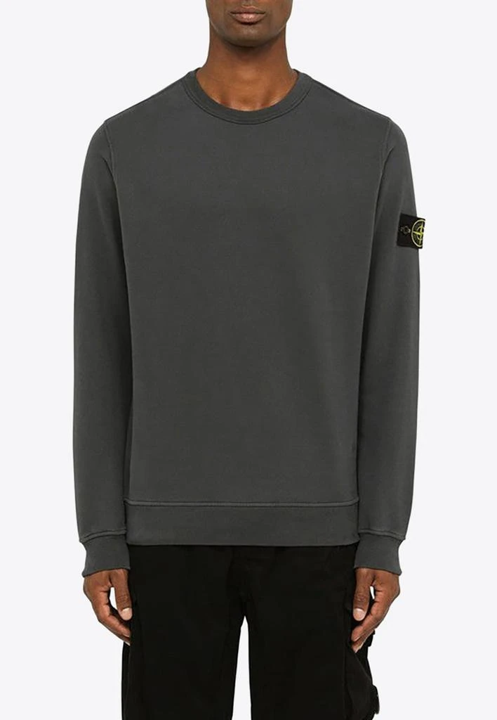 商品Stone Island|Logo-Patch Pullover Sweatshirt,价格¥2834,第1张图片