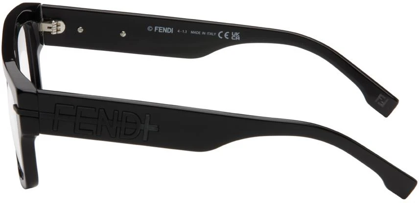 商品Fendi|黑色 Fendigraphy 眼镜,价格¥4037,第3张图片详细描述