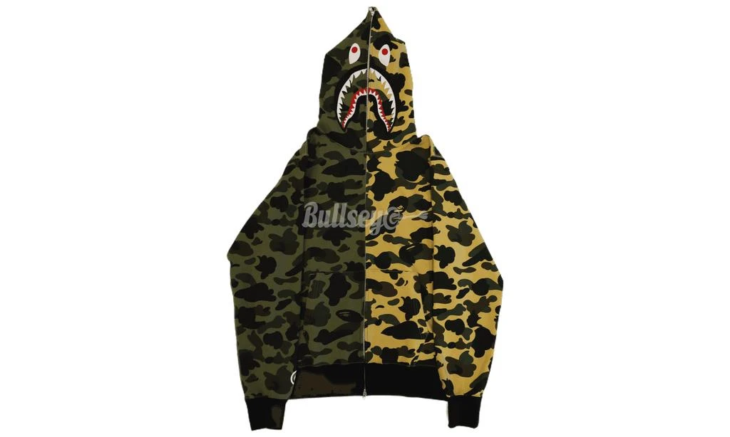 商品Bape|BAPE 1st Camo Half Shark Full Zip Hoodie,价格¥5128,第1张图片