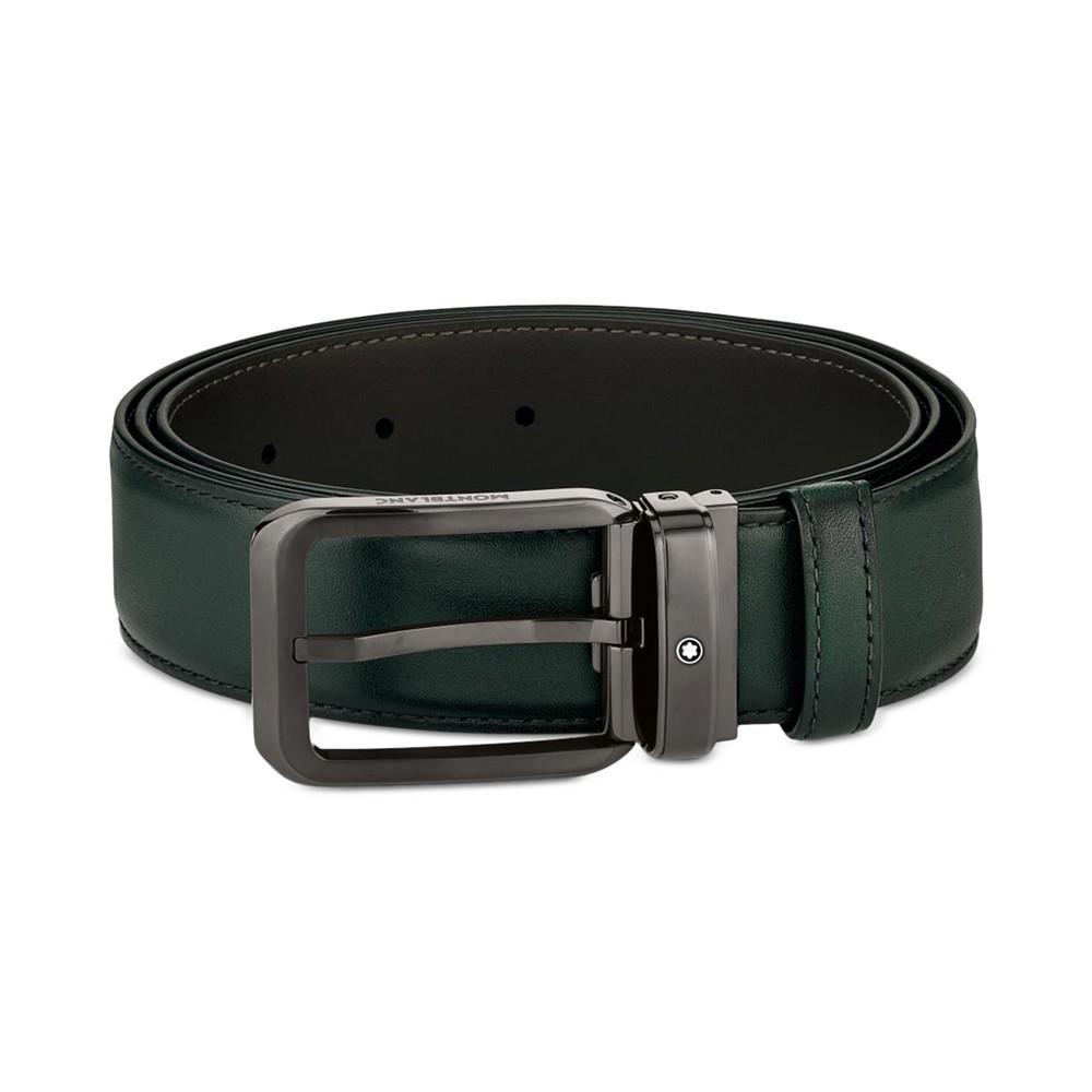 商品MontBlanc|Green Leather Belt,价格¥3179,第4张图片详细描述