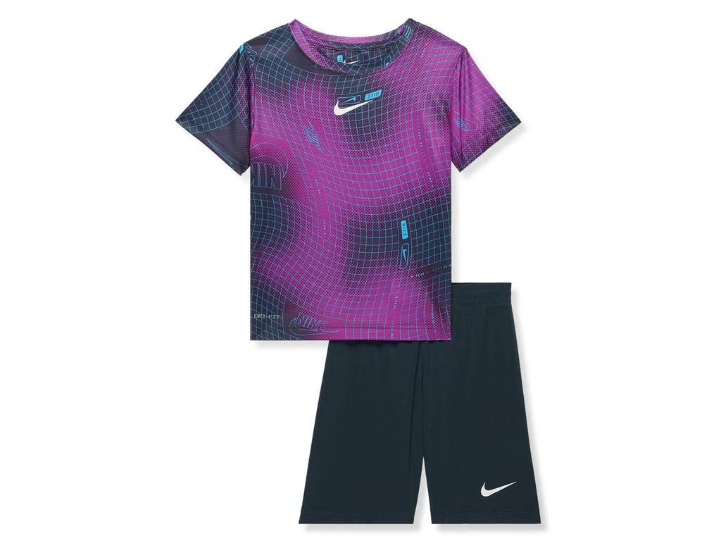 商品NIKE|Sportswear Club Dri-FIT™ Tee and Shorts Set (Little Kids),价格¥331,第1张图片