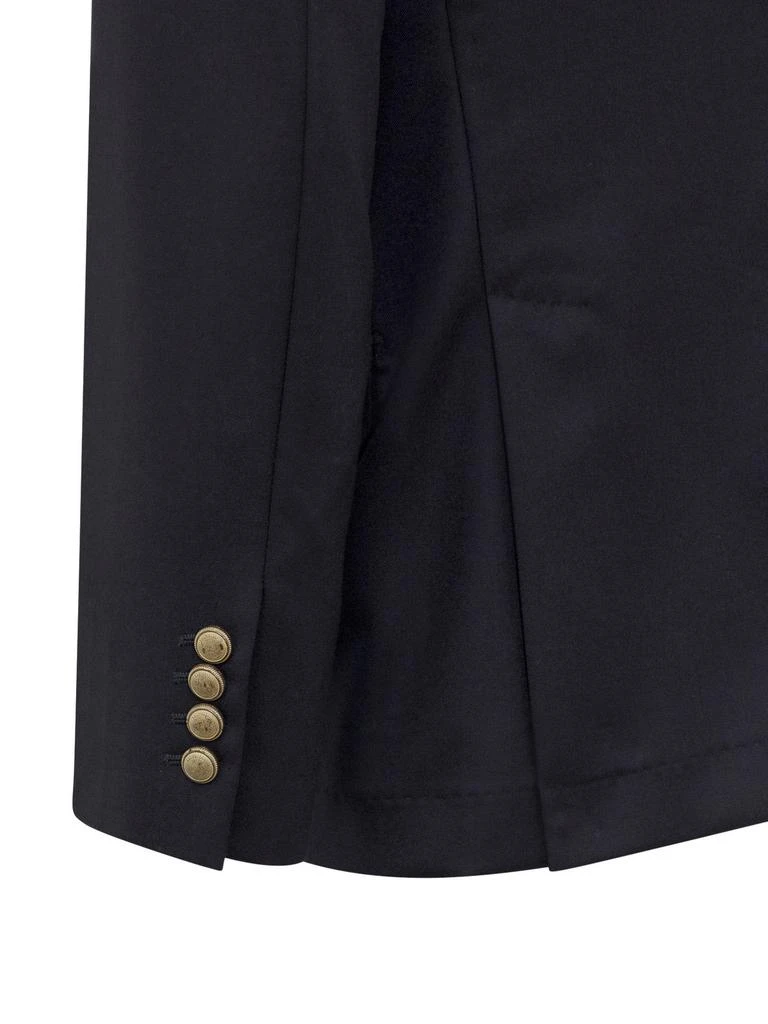商品Brunello Cucinelli|Brunello Cucinelli Single-Breasted Tailored Blazer,价格¥10589,第4张图片详细描述