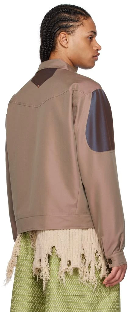 商品Kiko Kostadinov|Brown Mcnamara Jacket,价格¥5704,第3张图片详细描述