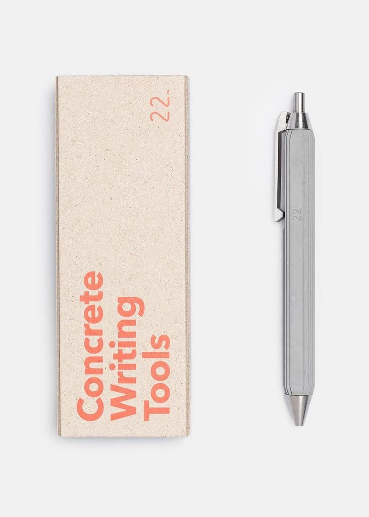 商品22 DESIGN STUDIO|22 Design Studio Concrete Contour Ballpoint Pen,价格¥715,第2张图片详细描述