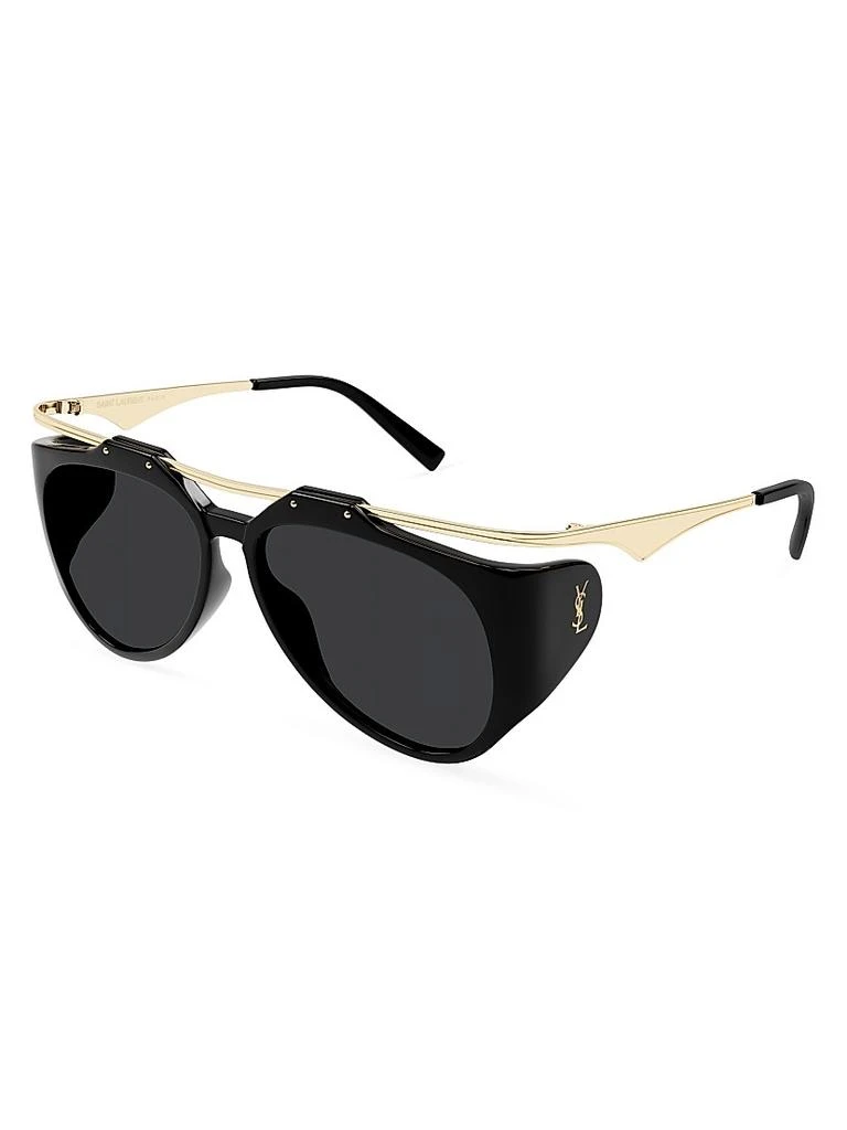 商品Yves Saint Laurent|Amelia Monogram 55MM Sunglasses,价格¥4406,第1张图片