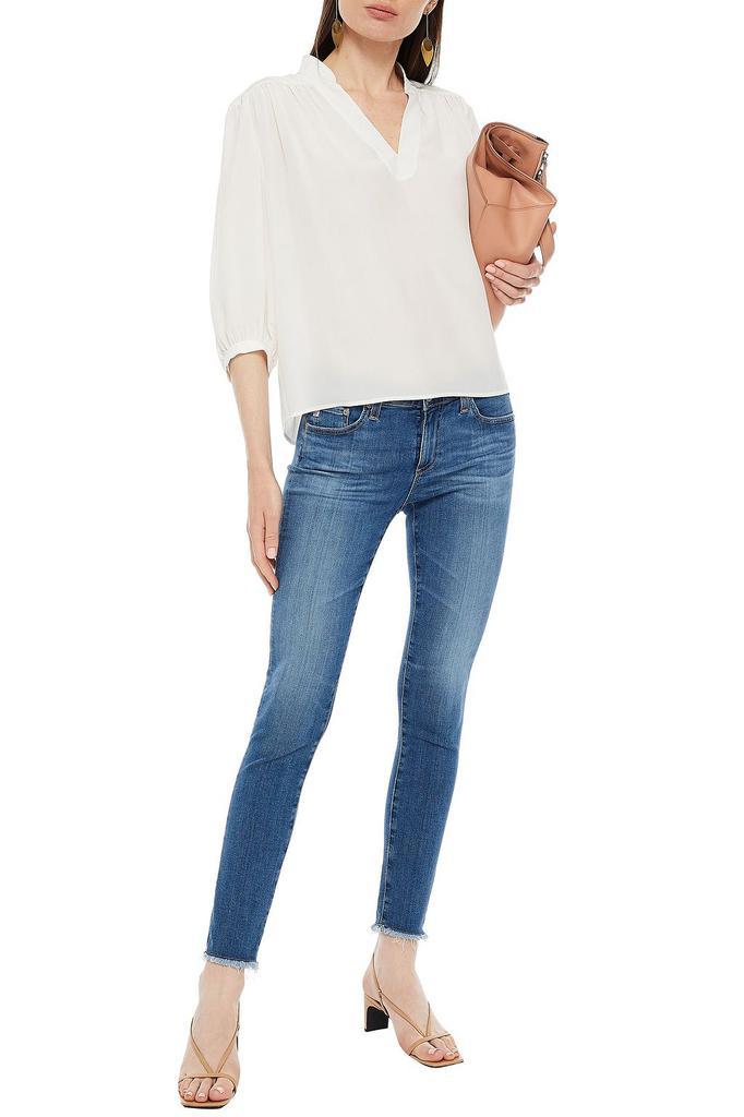 商品AG Jeans|Legging Ankle frayed low-rise skinny jeans,价格¥994,第4张图片详细描述