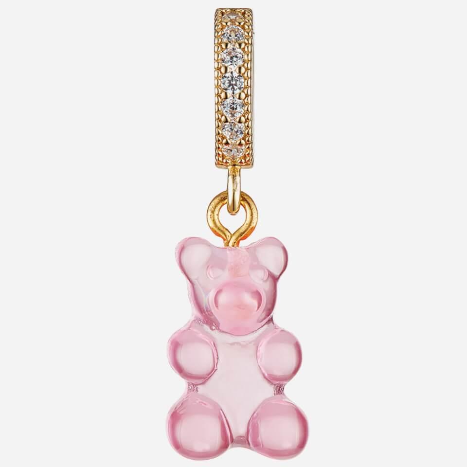 Crystal Haze Women's Jelly Nostalgia Bear Pave Pendant - Bubble Gum商品第1张图片规格展示