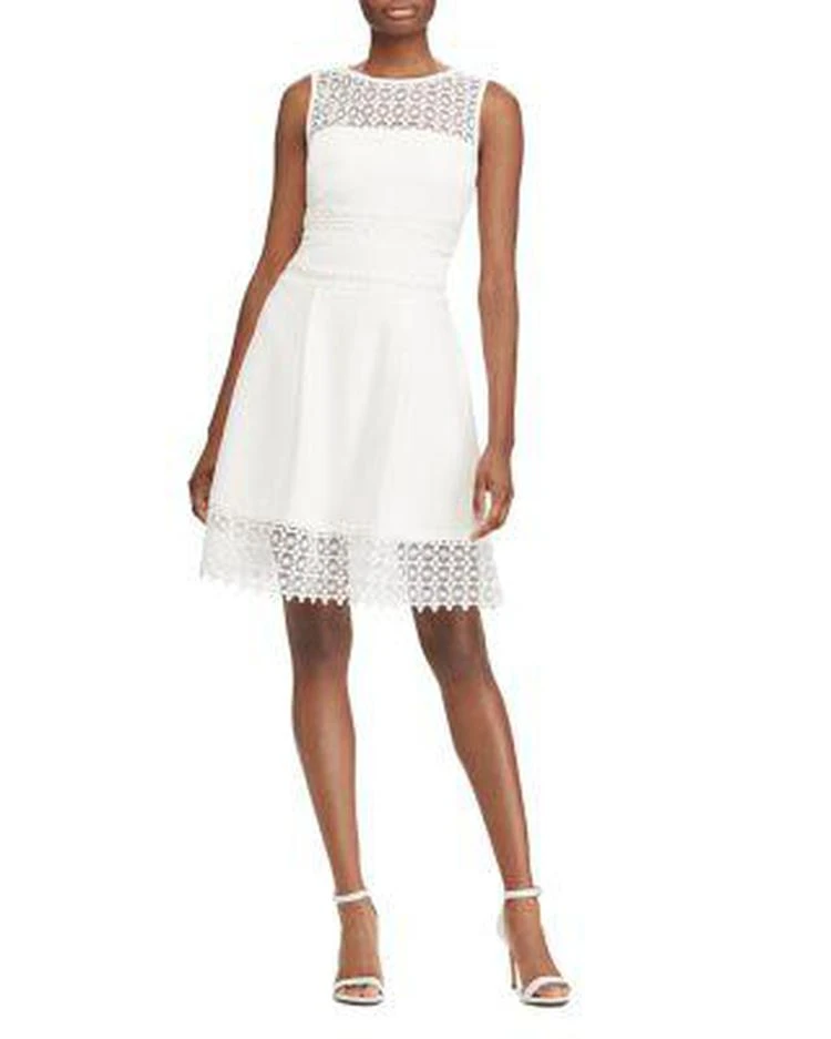 商品Ralph Lauren|Lace Inset Dress,价格¥346,第1张图片