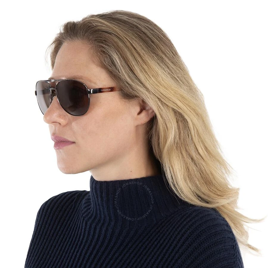 商品Calvin Klein|Brown Pilot Ladies Sunglasses CK19321S 008 61,价格¥149,第2张图片详细描述