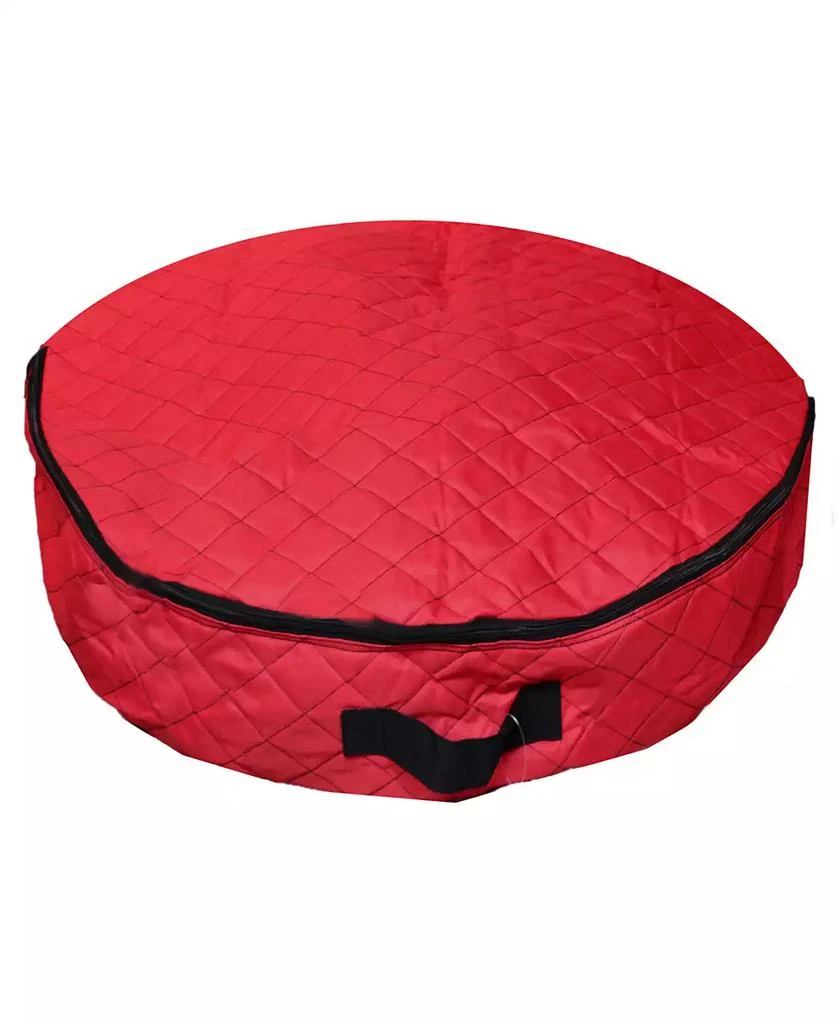 商品Northlight|36" Premium Quilted Christmas Wreath Storage Bag,价格¥445,第1张图片