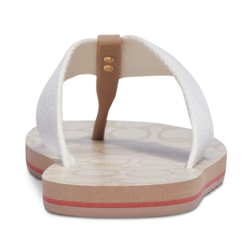 商品Coach|Women's Zoe Thong Flip-Flop Sandals,价格¥380,第3张图片详细描述