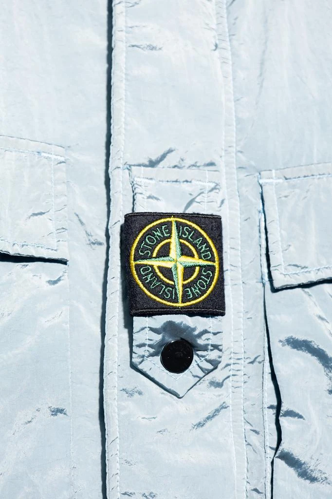 商品Stone Island|Stone Island Straight Hem Lightweight Shirt Jacket,价格¥5430,第5张图片详细描述