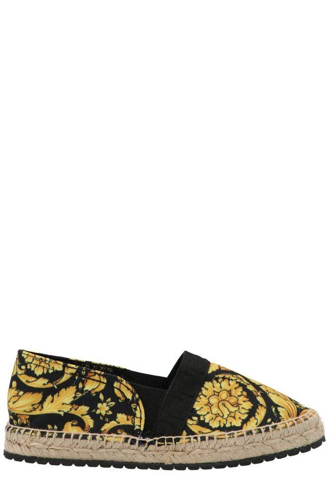 商品Versace|Versace Kids Barocco Printed Slip-On Espadrilles,价格¥740,第1张图片