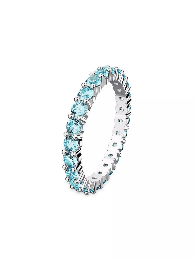 商品Swarovski|Matrix Rhodium-Plated &amp; Crystal Eternity Band,价格¥888,第3张图片详细描述