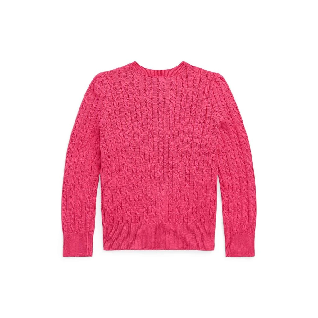 商品Ralph Lauren|Mini-Cable Cotton Cardigan (Little Kid/Big Kid),价格¥228,第2张图片详细描述