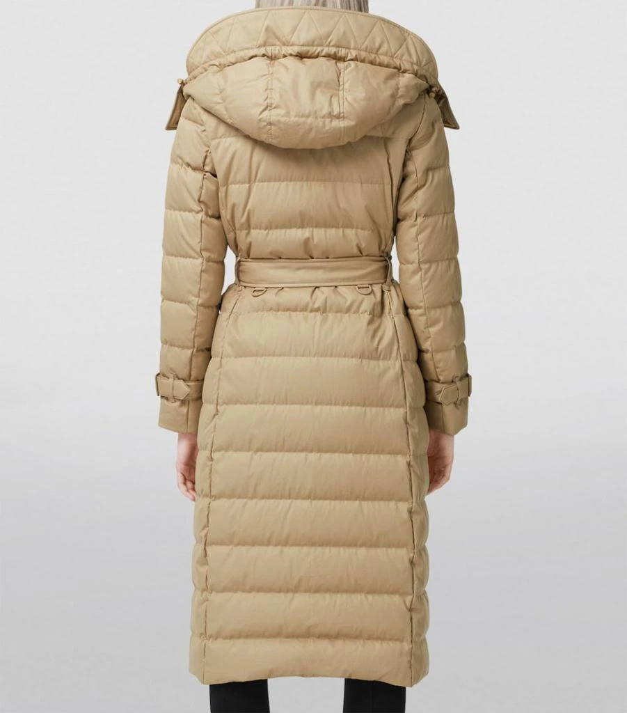 商品Burberry|Down-Filled Cotton Gabardine Puffer Coat,价格¥25477,第4张图片详细描述