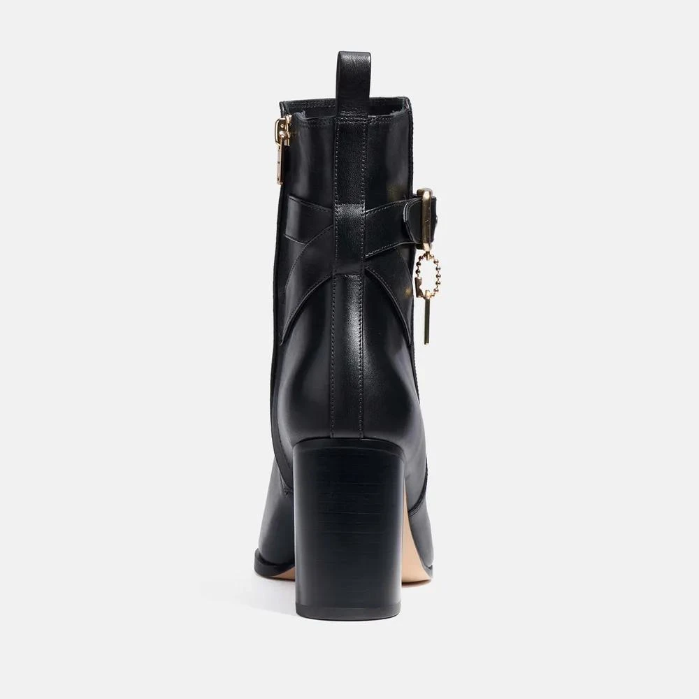 商品Coach|Coach Olivia Leather Heeled Boots,价格¥885,第4张图片详细描述