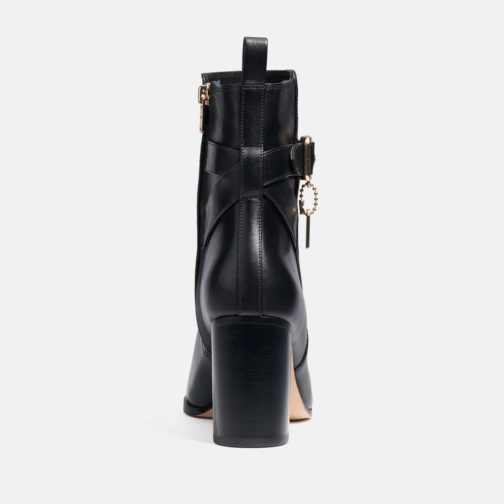 商品Coach|Coach Olivia Leather Heeled Boots,价格¥2590,第6张图片详细描述