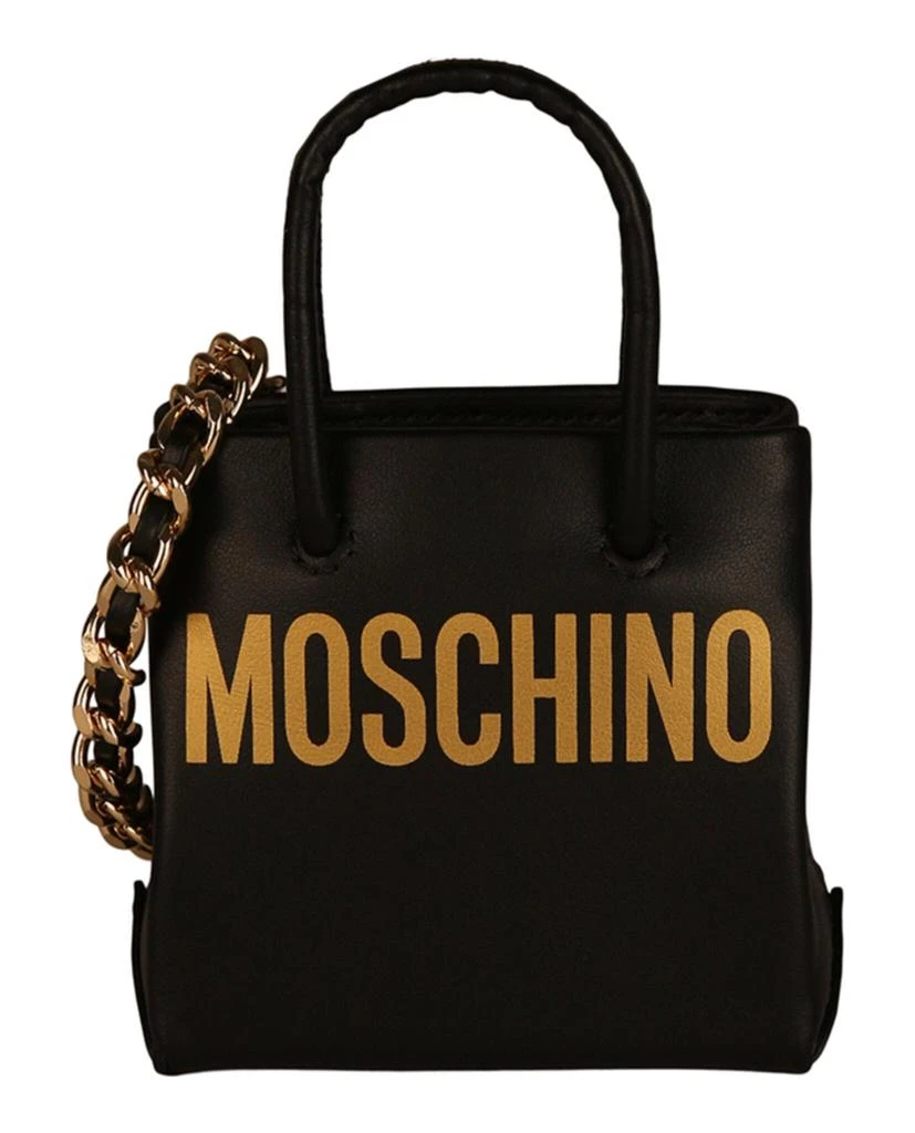 商品Moschino|Mini Logo Leather Crossbody Bg,价格¥1872,第1张图片