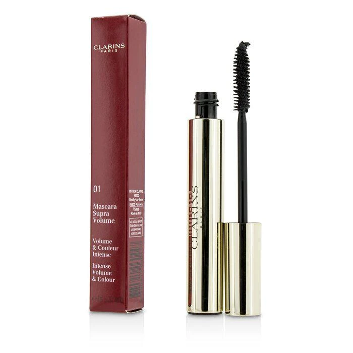商品Clarins|娇韵诗 睫毛膏Supra Volume - # 01 Intense Black -01 Intense Black(8ml/0.2oz),价格¥281,第2张图片详细描述